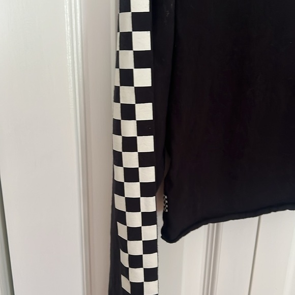 Vans Black Crop Off The Wall long sleeve t-shirt - Picture 5 of 5